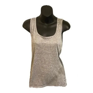 Silkworld gray workout tank top. NWT